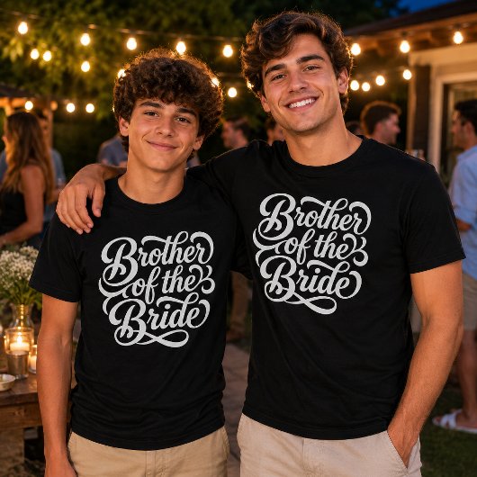 Hochzeitsfeier des Bruders der Braut T-Shirt