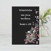 Hochzeitsfeier Einladung (Stehend Vorderseite)