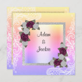 Hochzeitsfeier Einladung (Vorne/Hinten)