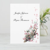 Hochzeitsfeier Einladung (Stehend Vorderseite)