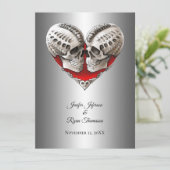 Hochzeitsfeier Einladung (Stehend Vorderseite)