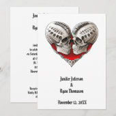 Hochzeitsfeier Einladung (Vorne/Hinten)