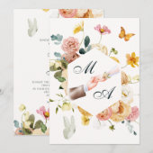 Hochzeitsfeier Einladung (Vorne/Hinten)