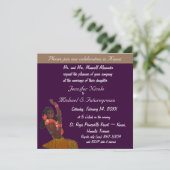 Hochzeitsfeier Einladung (Stehend Vorderseite)