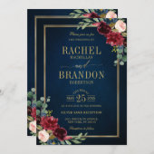 Hochzeitsfeier Einladung (Vorne/Hinten)