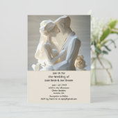 Hochzeitsfeier Einladung (Stehend Vorderseite)