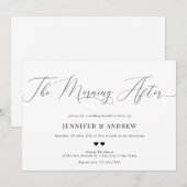 Hochzeitsfeier Einladung (Vorne/Hinten)