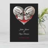 Hochzeitsfeier Einladung (Stehend Vorderseite)