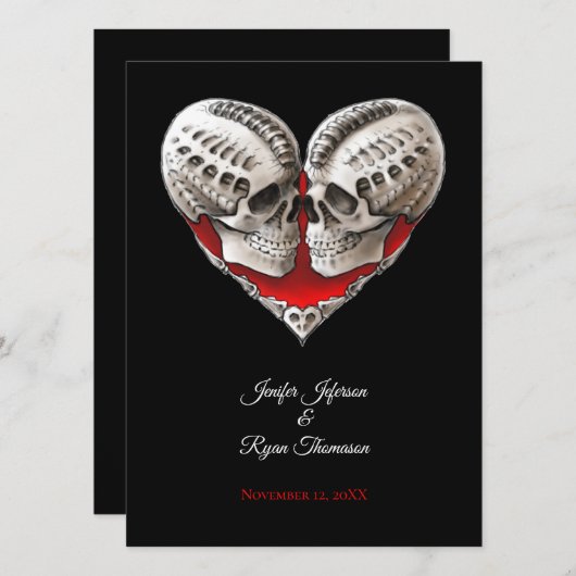 Hochzeitsfeier Einladung (Vorne/Hinten)