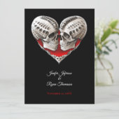 Hochzeitsfeier Einladung (Stehend Vorderseite)