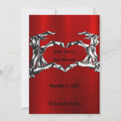 Hochzeitsfeier Einladung (Vorderseite)