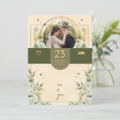 Hochzeitsfeier Einladung (Stehend Vorderseite)