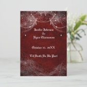 Hochzeitsfeier Einladung (Stehend Vorderseite)