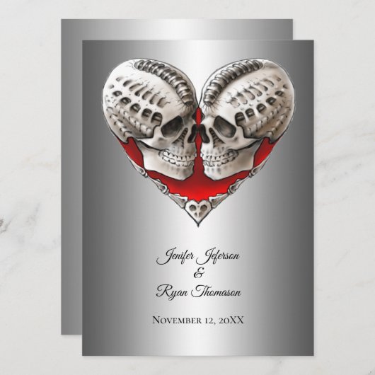 Hochzeitsfeier Einladung (Vorne/Hinten)