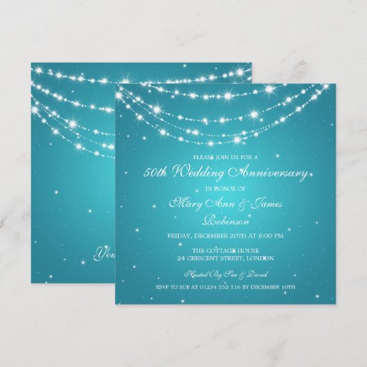 Hochzeitsfeier Einladung (Vorne/Hinten)