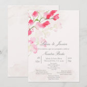 Hochzeitsfeier Einladung (Vorne/Hinten)