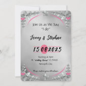 Hochzeitsfeier Einladung (Vorderseite)