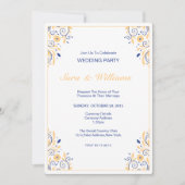 Hochzeitsfeier Einladung (Vorderseite)