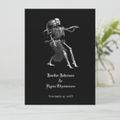 Hochzeitsfeier Einladung (Stehend Vorderseite)