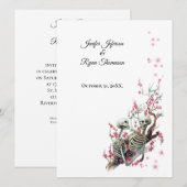 Hochzeitsfeier Einladung (Vorne/Hinten)