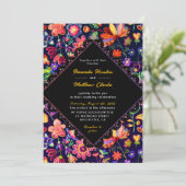 Hochzeitsfeier Einladung (Stehend Vorderseite)