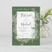 Hochzeitsfeier Einladung (Stehend Vorderseite)