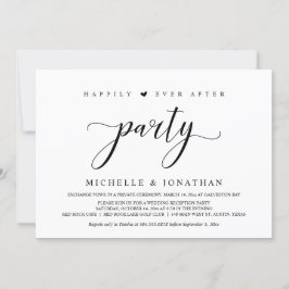 Hochzeitsfeier, elegantes Empfang Party Einladung