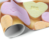 Hochzeitsfeier Elegantes Hochzeitsringpapier Geschenkpapier (Rolleneckpunkt)