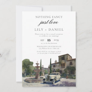 Hochzeitsfeier 'Elopement Old Money Estate' Einladung