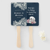 Hochzeitsfeier Fächer (Vorne und Hinten)