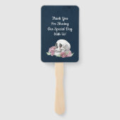 Hochzeitsfeier Fächer (Rückseite)