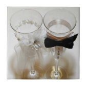 Hochzeitsfeier Fliese (Vorderseite)