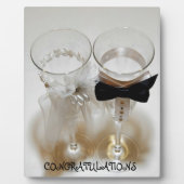 Hochzeitsfeier Fotoplatte (Vorderseite)