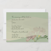 Hochzeitsfeier Fresia Einladung (Rückseite)