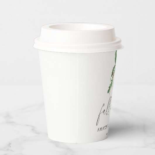 Hochzeitsfeier für Acorn Pappbecher (Rechts)