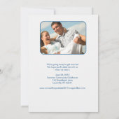 Hochzeitsfeier für Adirondack Einladung (Rückseite)