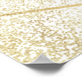 Hochzeitsfeier für Blume Poster (Ecke)