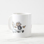 Hochzeitsfeier für Braut und Groom Kaffeetasse (Vorderseite Links)