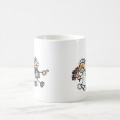 Hochzeitsfeier für Braut und Groom Kaffeetasse (Mittel)