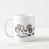 Hochzeitsfeier für Braut und Groom Kaffeetasse (Links)