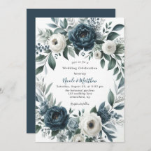 Hochzeitsfeier für die Hochzeit von Navy Blue Silv