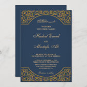 Hochzeitsfeier für die Seeschifffahrt Einladung (Vorne/Hinten)