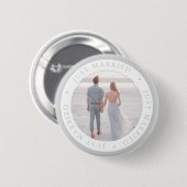 Hochzeitsfeier für Fotos Button (Vorne & Hinten)