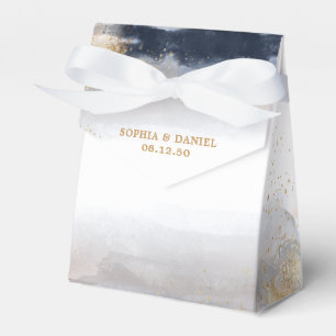 Hochzeitsfeier für Marine und Gold - Gefälligkeits Geschenkschachtel