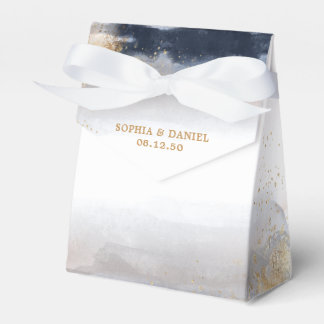 Hochzeitsfeier für Marine und Gold - Gefälligkeits Geschenkschachtel