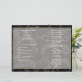 Hochzeitsfeier für Schwarz-weißes Gold (Stehend Vorderseite)