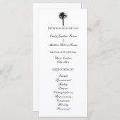 Hochzeitsfeier für Schwarzweiß Programm (Vorne/Hinten)