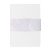 Hochzeitsfeier für Wasserfarben Einladungsbanderole (Rückseitenbeispiel)