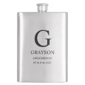 Hochzeitsfeier Gefallen für Männer Flachmann (Vorderseite)