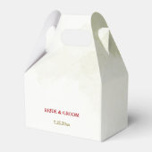 Hochzeitsfeier Geschenkschachtel (Rückseite)